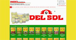 Desktop Screenshot of indelfoods.net